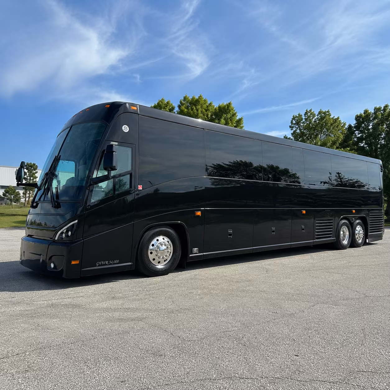 burbank 47 passenger charter bus