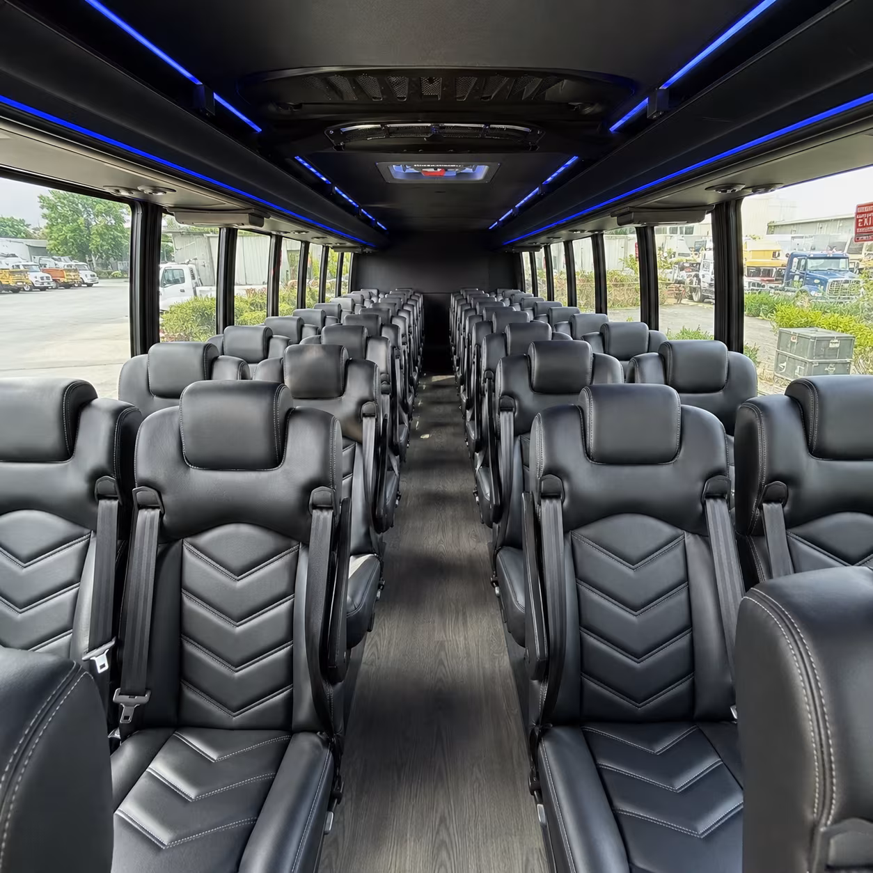 burbank birthday party transportation onboard seating