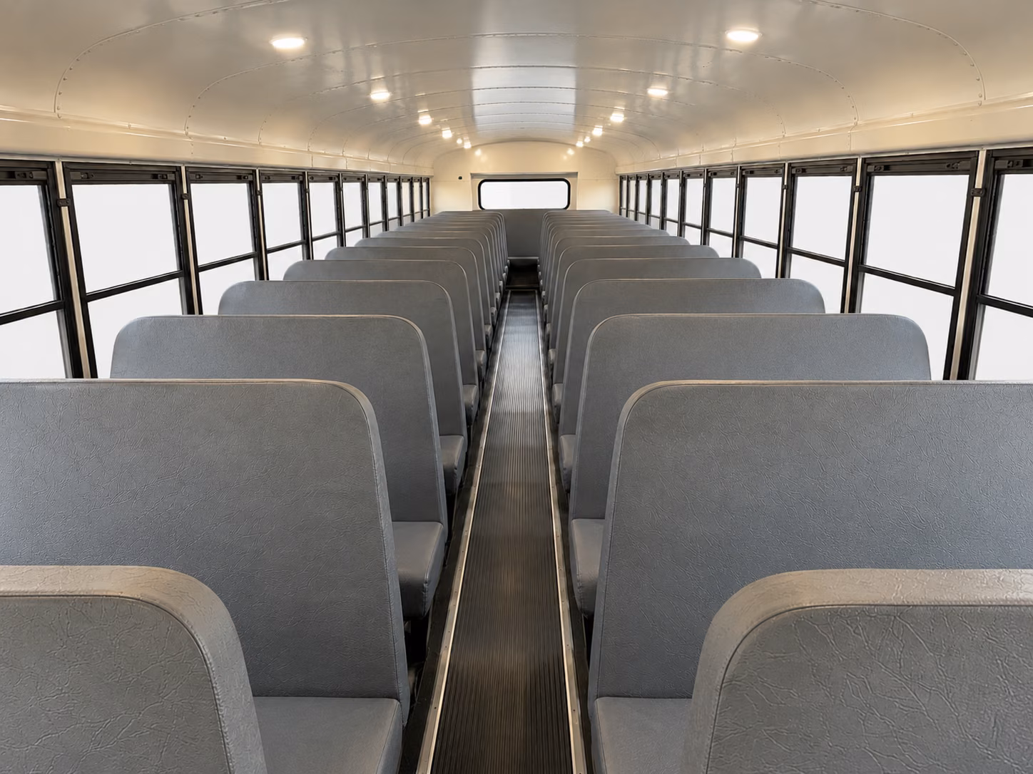 burbank school bus interior