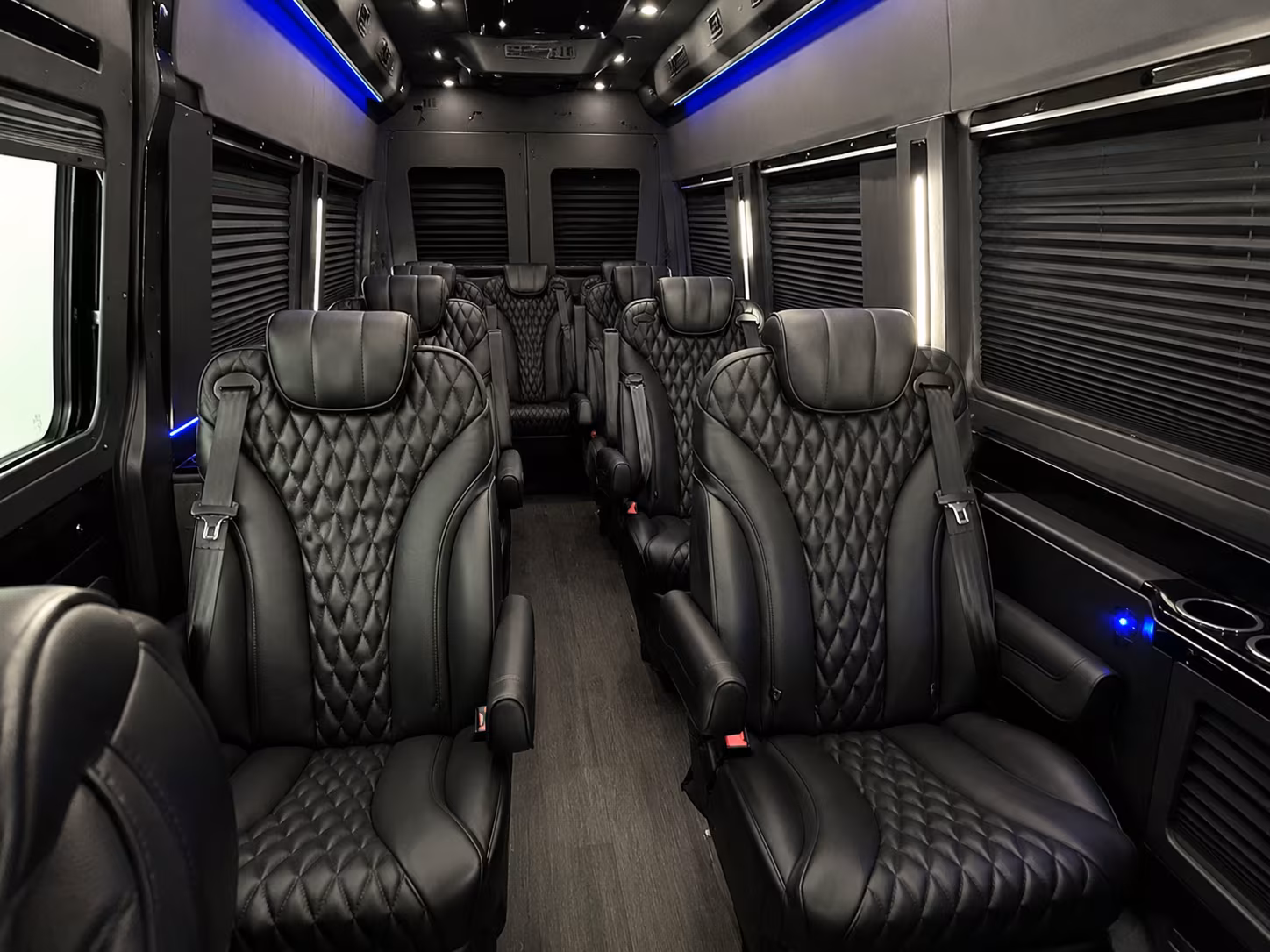 burbank sprinter van with driver inside