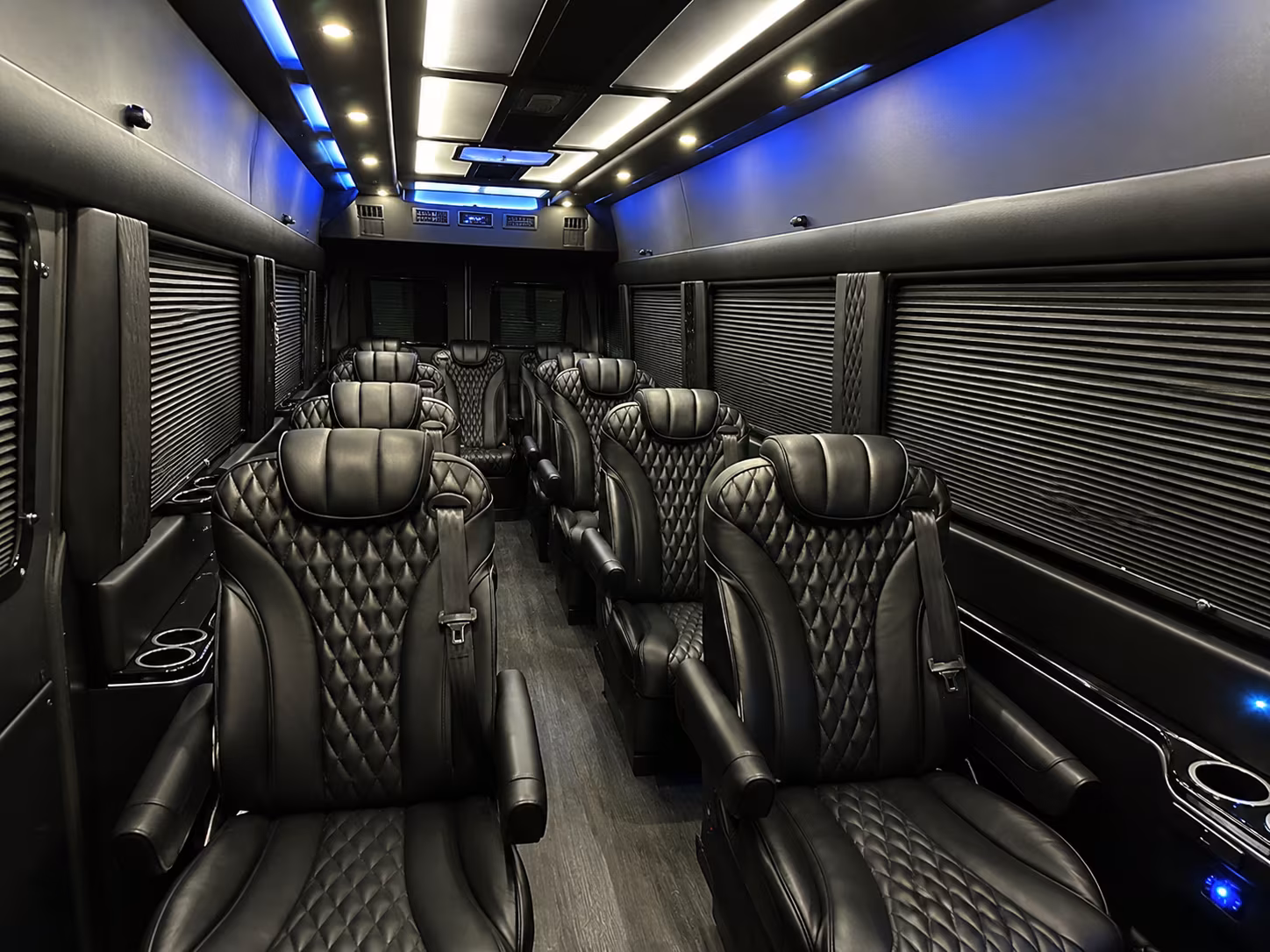 burbank sprinter van with driver interior
