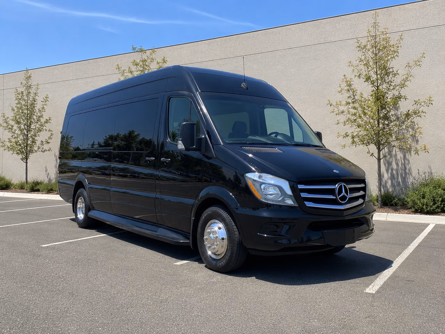burbank sprinter van with driver