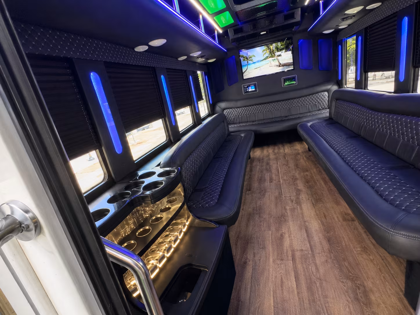 burbank wedding party bus rental