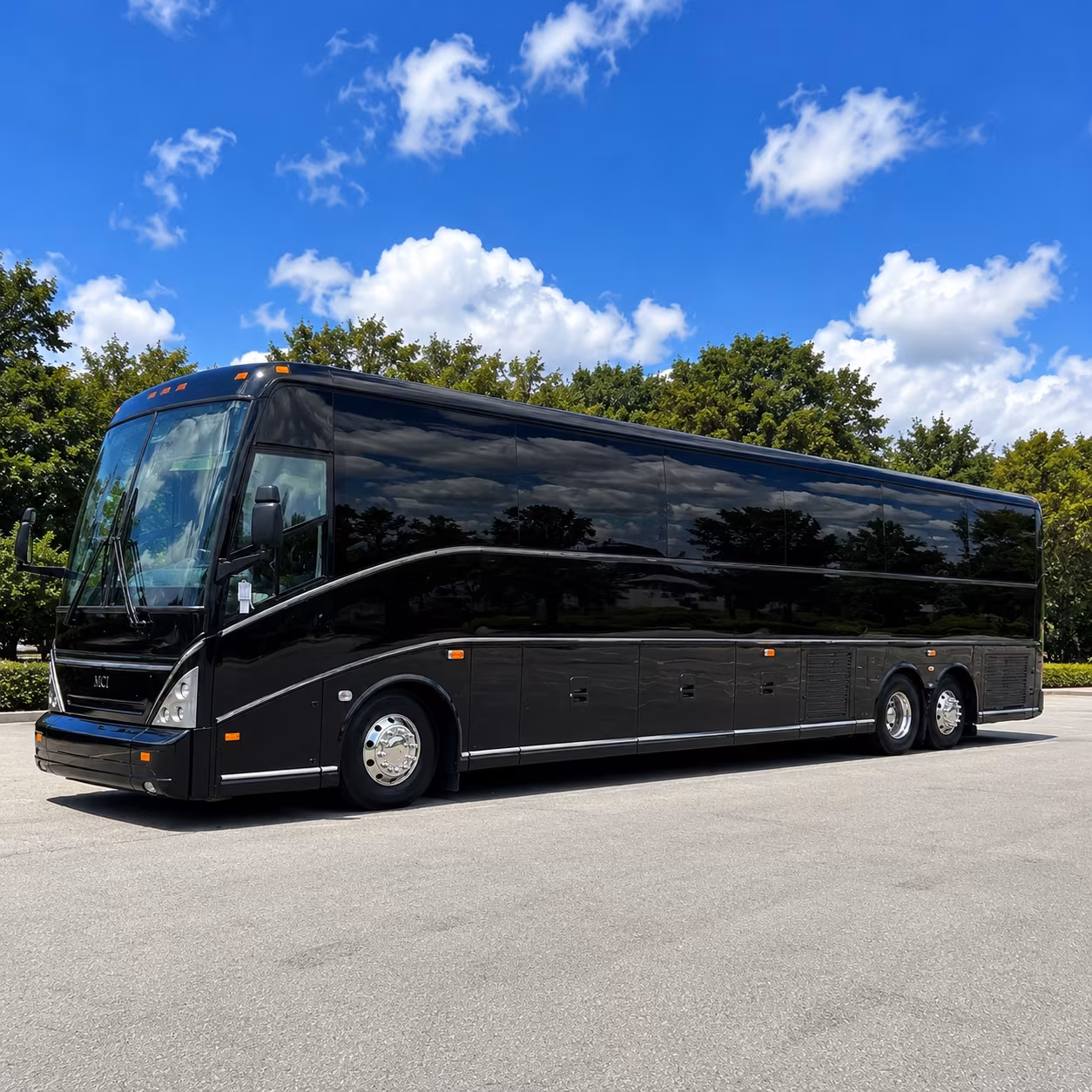 charter buses for corporate events at the burbank convention center