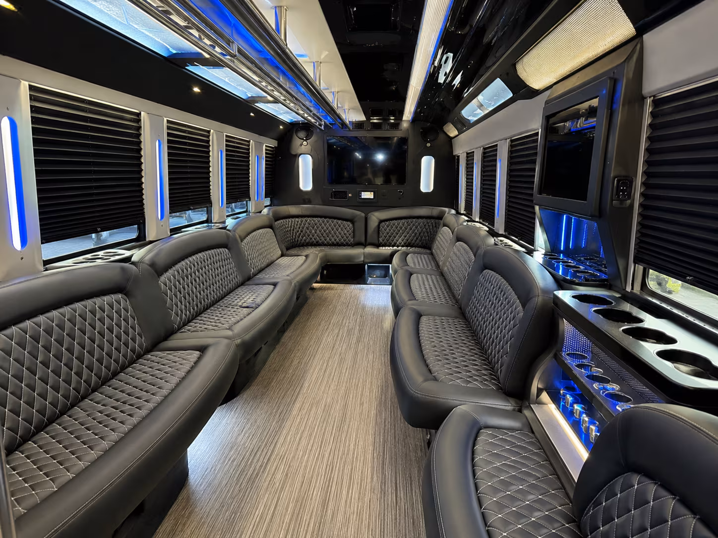 party buses for burbank wedding parties and bachelorette groups